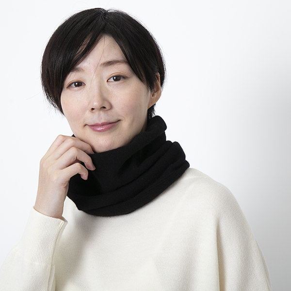 【新聞掲載商品】el alto/カシミヤ100%リブスヌード